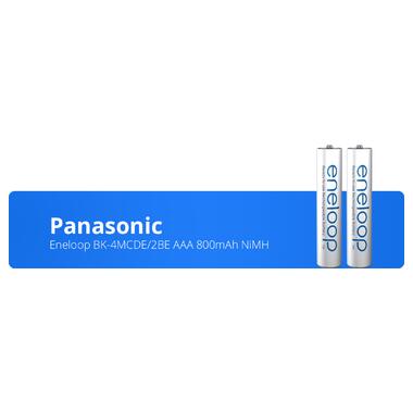 Panasonic Eneloop AAA 800 2BP mAh NI-MH (BK-4MCDE/2BE) фото №5