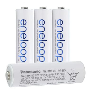 Акумулятор Panasonic Eneloop BK-3MCDE/4BE новий, AA/(HR6), 2000mAh, LSD Ni-MH, eco Box 4шт, Японія фото №2