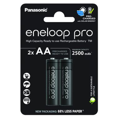 Акумулятор Panasonic Eneloop Pro BK-3HCDE/2CP AA/(HR6), 2500mAh, LSD Ni-MH, Eco Blister 2шт, Japan фото №1