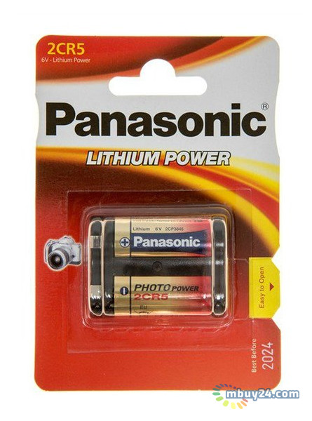 Батарейка Panasonic 2CR-5L BLI 1 Lithium фото №1