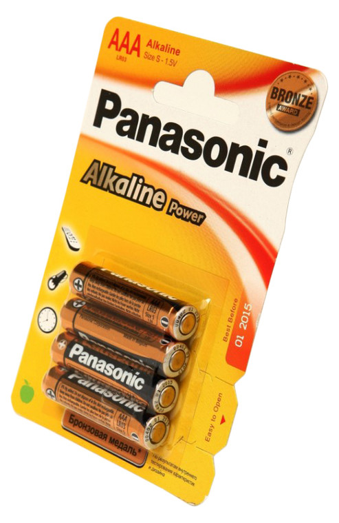 Акумулятор Panasonic Alkaline Power LR03APB/4BP фото №1