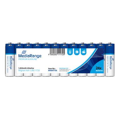 Батарейка Mediarange AA LR6 1.5V Premium Alkaline Batteries, Mignon, Pack 24 (MRBAT106) фото №1