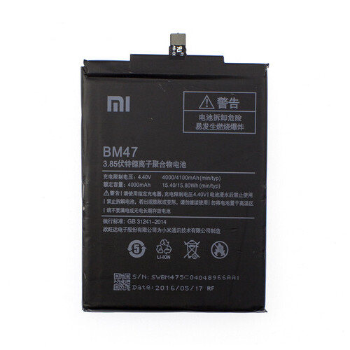 Акумулятор Xiaomi BM47 / Redmi 3 / Redmi 4X Оригінальна якість фото №1