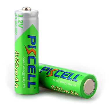 Акумулятор AA 600mAh, 1.2V Ni-MH, rechargeable battery, PKCELL, 2pcs/card (AA600-2B) фото №2