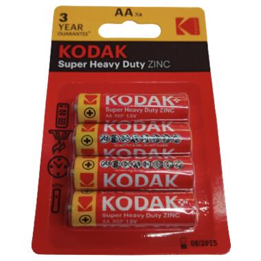 Батарейка Kodak EXTRA HEAVY DUTY R 6 уп. 1x4 шт. (30951044) фото №2