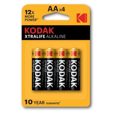 Батарейки Kodak XTRALIFE LR06 1x4 шт блістер (30952027) фото №1