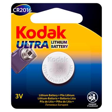 Батарейки Kodak Ultra lit. CR2016 1х5 шт. відривні (30411555) фото №2