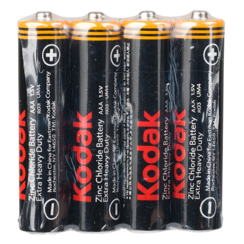 Батарейка Kodak Extra Heavy Duty R3 1x4 шт. blister (5697829) фото №1