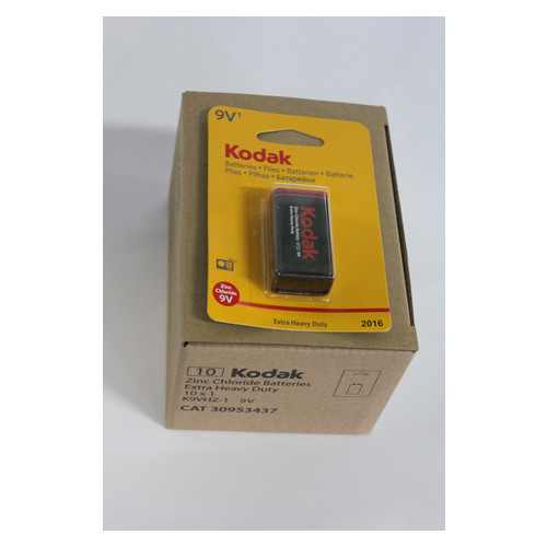 Батарейка Kodak LongLife 6F22 blister (27059) фото №3