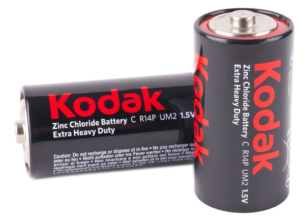 Батарейка Kodak Extra Heavy Duty R14 коробка 1x2 шт (30953413) фото №1