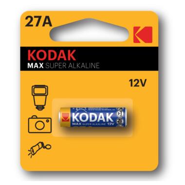 Батарейка KODAK MAX alk K27A (12V) 1 шт. фото №1