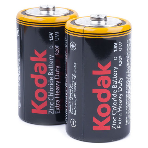 Батарейка Kodak Extra Heavy Duty R20 коробка (5244448) фото №1