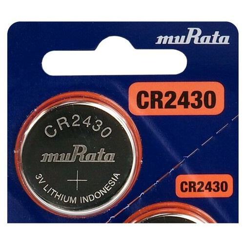 Батарейка літієва Murata CR2430, 3V, блістер 5шт, ціна за штуку! фото №1