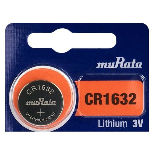 Батарейка літієва Murata Lithium CR1632, 3V, блістер розривний 5шт, ціна за штуку! фото №1