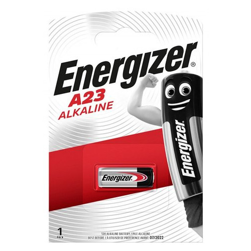 Батарейка лужна Energizer A23 (23A), 12V, блістер фото №1