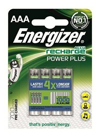 Акумулятори Energizer Recharge Power AAA/HR03 LSD Ni-MH 700 mAh BL 4шт фото №1