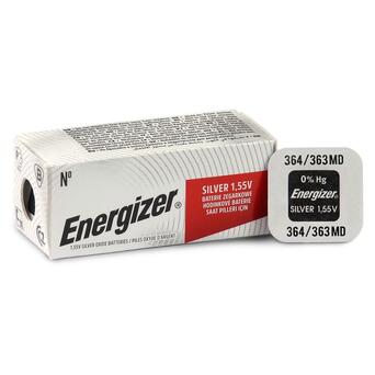 Батарейка срібно-цинкова Energizer 364/363MD, 1.55V, блістер фото №2