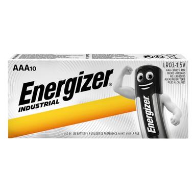Батарейка лужна Energizer Industrial AAA10(EN92), AAA/(L)R03), коробка 10шт фото №1