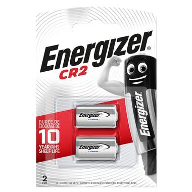 Батарейка літієва Energizer CR2 Lithium, 3V, блістер 2шт фото №1