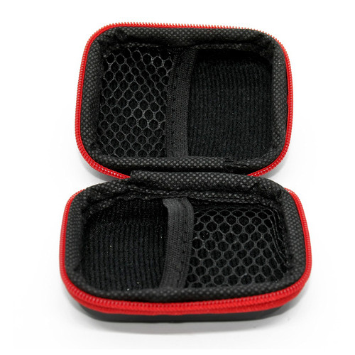 Бокс пластиково-матер'яний Vapcell EVA Zipper Case 2x18650 Red фото №2