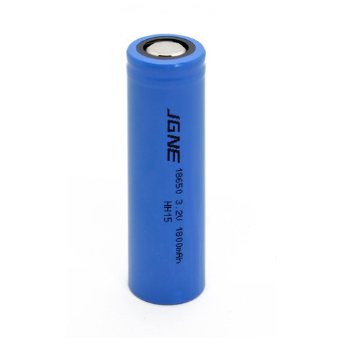 Акумулятор 18650 LiFePO4 (LFP) JGNE HTCFR18650-1800mAh-3.2V, 1800mAh, 5.4A, 3.65/3.2/2.5V, Blue фото №1