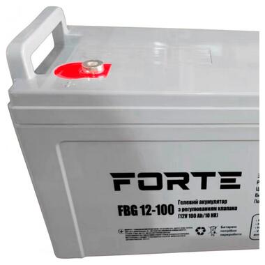 Акумулятор гелевий FBG12-100 12B, 100 А/год, вага 30 кг. фото №3