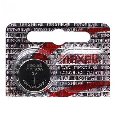 Батарейка літієва Maxell CR1620 Hologram 3V ціна за 1 шт. (блістер 5шт) Japan фото №1