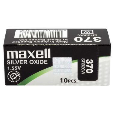Батарейка срібно-цинкова Maxell 370 SR920SW (AG6, 171), 1.55V, блістер фото №4