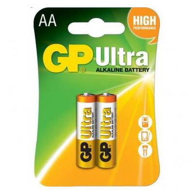 Батарейка GP AA LR6 Ultra Alcaline * 2 (GP15AU-2UE2) фото №1