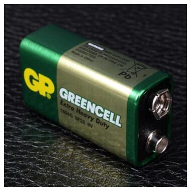 Батарейка Крона GP Greencell 6LF22 9V сольова (1604GLF-2UE1) фото №1
