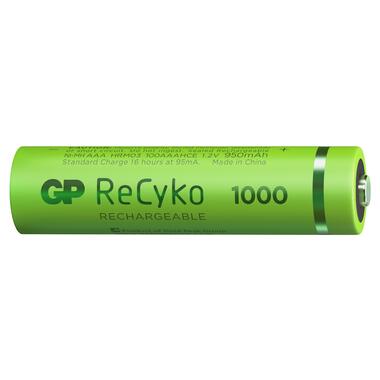 Акумулятор GP Recyko 1000 Series (GP100AAAHCE-2EB4), Ni-MH AAA, 950mAh, 1.2V, 2.8A, LSD50-1, коробка 4 шт. фото №2
