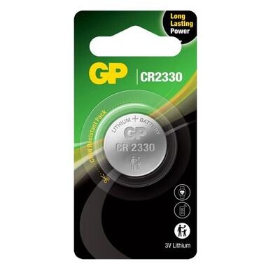 Батарейка GP CR2330 3B Lithium 1шт (GPCR2330E-2CPU1) фото №1