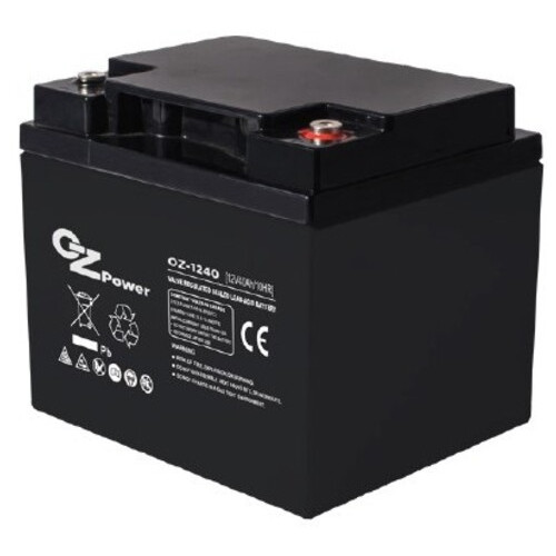Акумуляторна батарея OZ Power OZ12V040 12V 40AH AGM фото №1