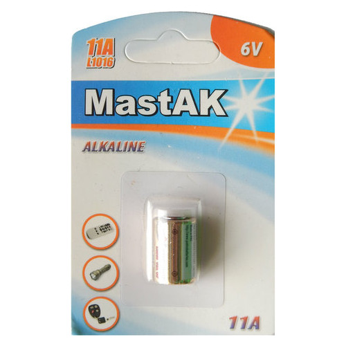 Батарейка MastAK 11A 6V L1016 фото №1