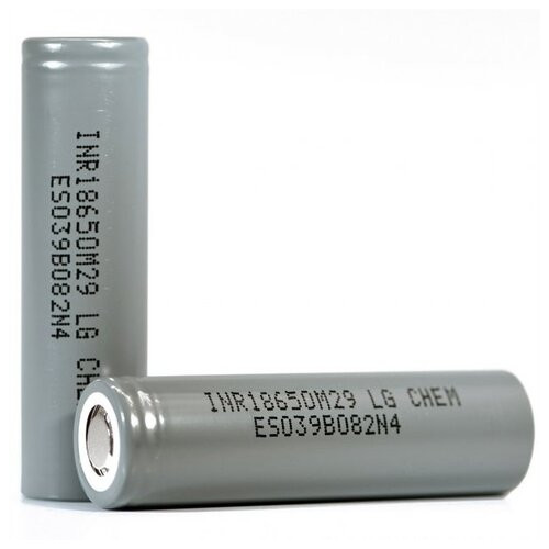 Акумулятор 18650 Li-Ion LG INR18650M29 (LG M29), 2850mAh, 6A, 4.2/3.67/2.5V, сірі фото №2