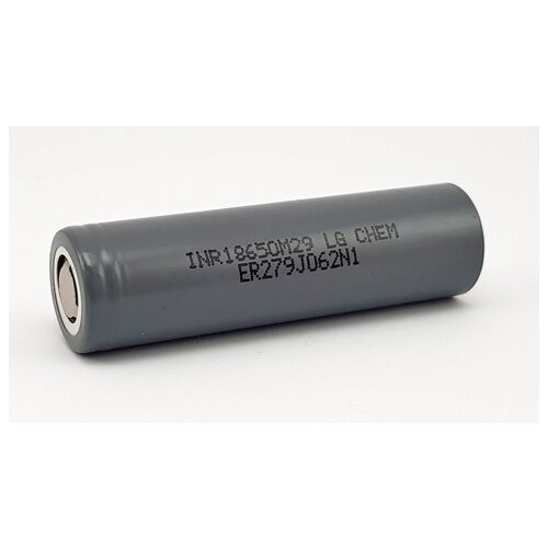 Акумулятор 18650 Li-Ion LG INR18650M29 (LG M29), 2850mAh, 6A, 4.2/3.67/2.5V, сірі фото №3