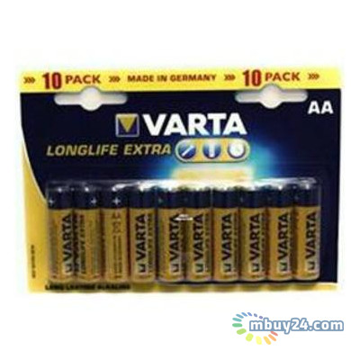 Батарейка Varta AA Varta Longlife Extra x 10 (04106101461) фото №1