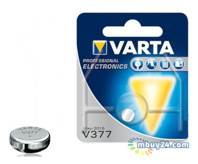 Батарейка Varta V 377 Watch фото №1