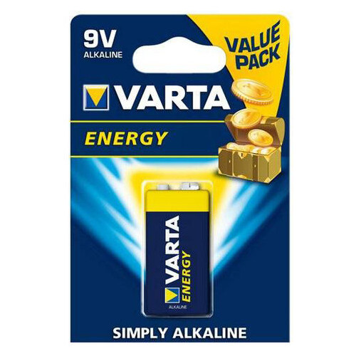Батарейка Varta 4122 (6LR61) Energy alkaline фото №1