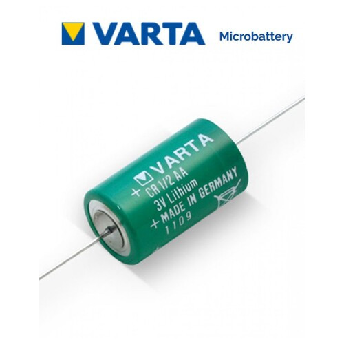 Батарейка літієва Varta CR 1/2 AA (14250) CNA, 3.0V, LiMnO2, аксіальні висновки фото №1