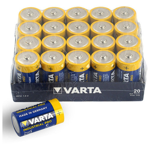 Батарейка лужна Varta Industrial PRO 4014, C/LR14, коробка 20шт, ціна за штку! фото №3