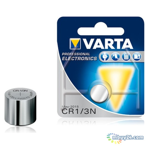 Батарейка Varta Cr 1/3 N Bli 1 Lithium (6131101401) фото №1