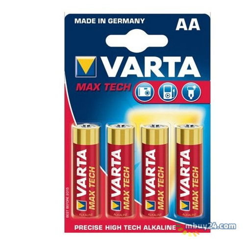 Батарейка Varta Max T. AA Bli 4 Alkaline (4706101404) фото №1