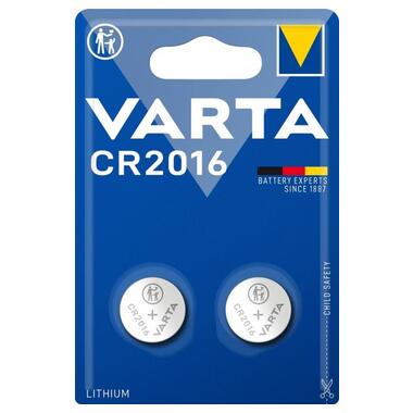 Батарейка Varta CR 2016 (блстер 2) (854216) фото №1