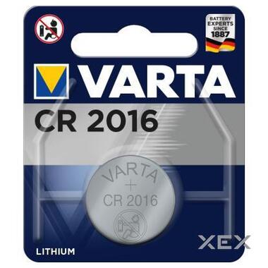 Батарейка VARTA CR 2016 BLI 1 LITHIUM (06016101401) фото №2