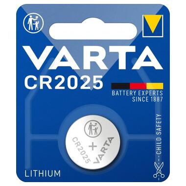 Батарейка VARTA CR 2025   BLI 1 LITHIUM (06025101401) фото №1