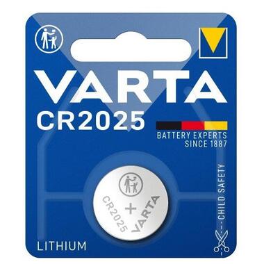 Батарейка Varta Lithium CR2025 BL 1шт фото №1
