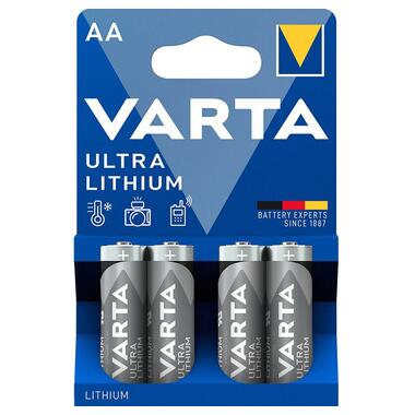 Батарейка Varta Ultra Lithium (6106) AA BL 4шт фото №1