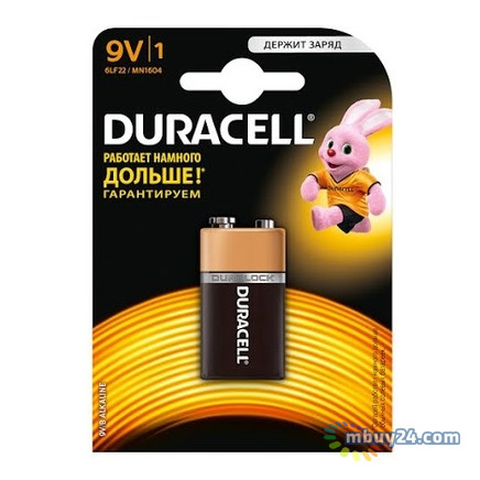 Батарейка Duracell 9V / MN1604 KPN1*10 (81381920) фото №1