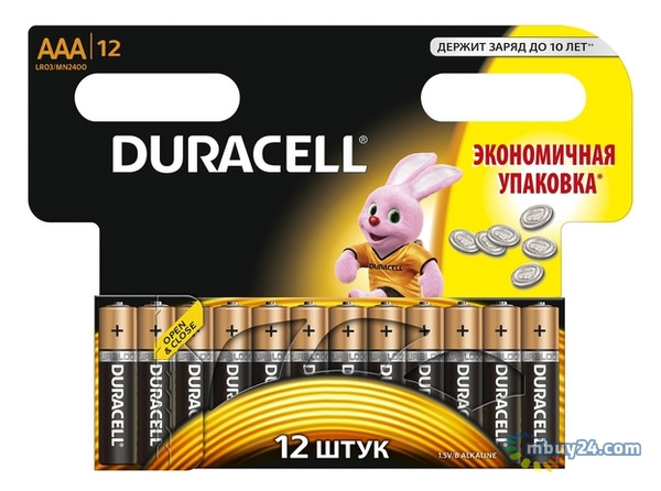 Батарейка Duracell LR03 MN2400 1x12 шт (81417119) фото №1
